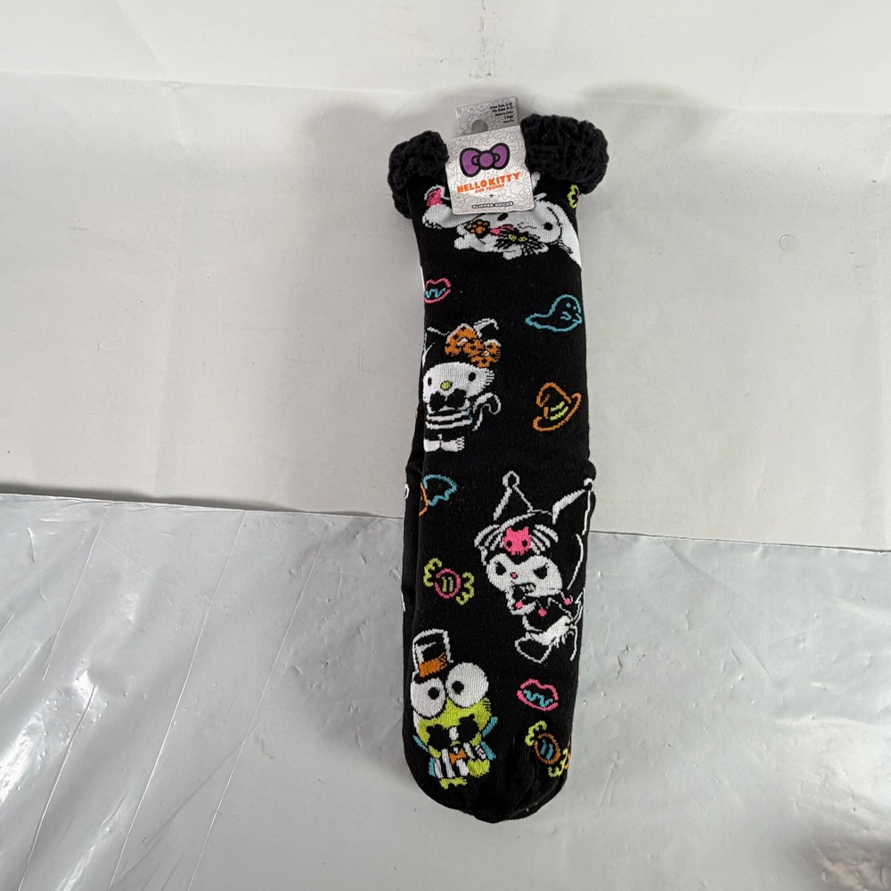 Sanrio Hello Kitty Friends Halloween Crew Slipper Socks Cozy Lined 9-11